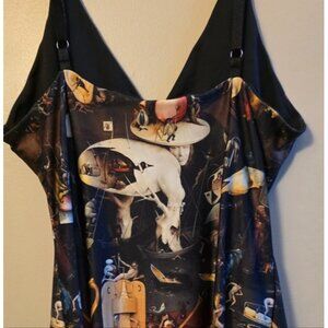 Blackmilk The Garden Of Unearthly Delight Bosch Longline Strappy XXL